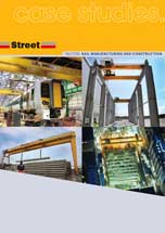 cranes for rail manufacturing and railway construction