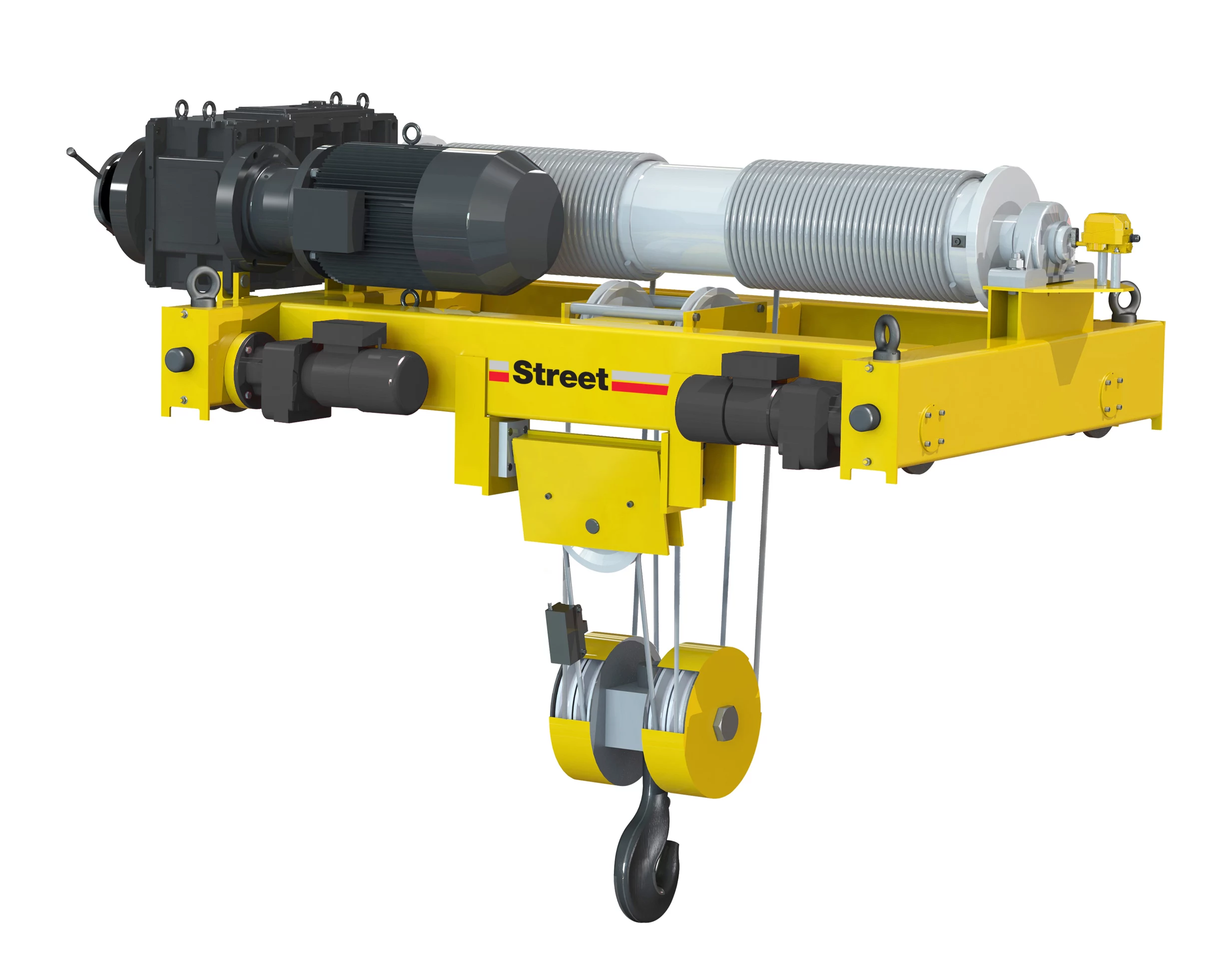 Street VX open winch hoist product render