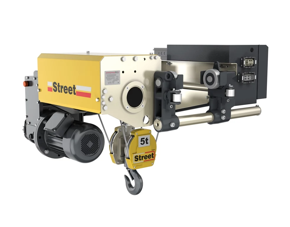 Street ZX wire rope hoist product render